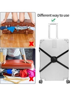 Oasisgalore High Elastic Luggage Strap, Hands-Free Bungee for Suitcases and Bags  - Image 4