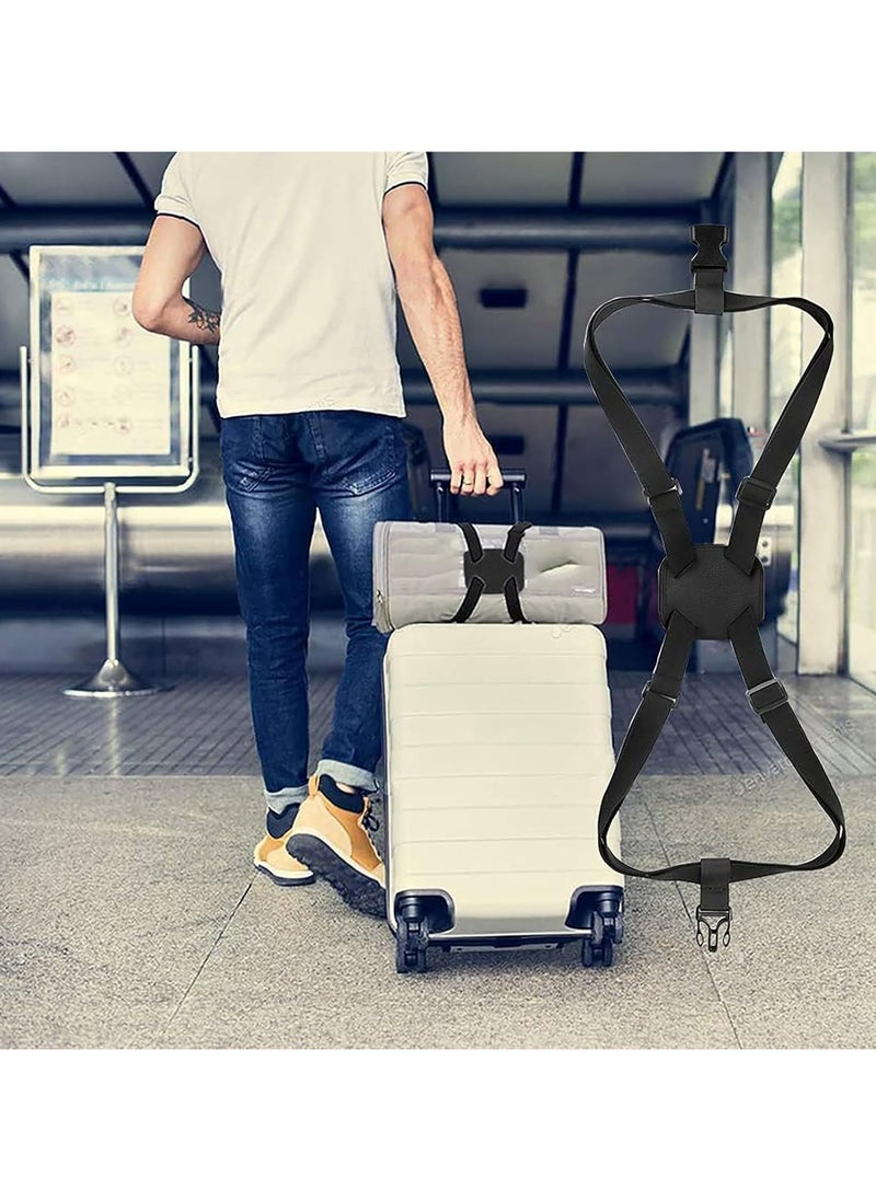 High Elastic Luggage Strap, Hands-Free Bungee for Suitcases and Bags