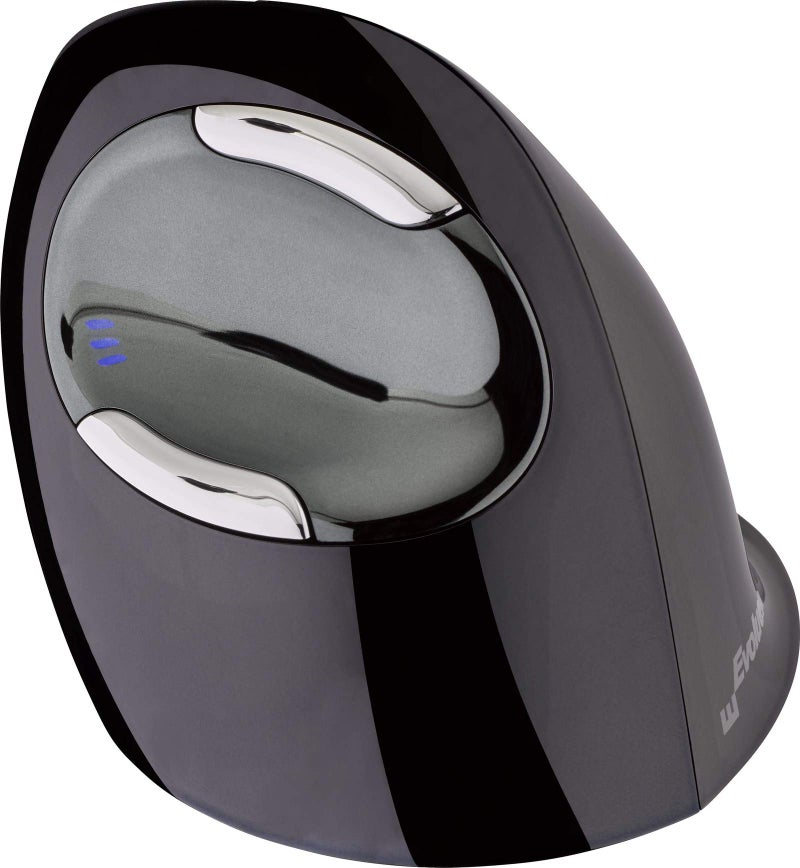 Evoluent â€“ Inventor of The Vertical Mouse â€“ VMDLW Ergonomic Vertical Mouse Right Hand Large USB Wireless, Sculpted for Comfort, Reduces Wrist Strain, 4 Speeds, 6 Customizable Buttons in Windows - Image 3