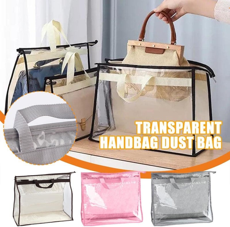 cheekyglo HndBag Storge Orgnizer Dust Bags Purses HndBags Dust Cover Closet Clear Bag Closet Bag Storge Protector Orgnizers Purse- - Image 4