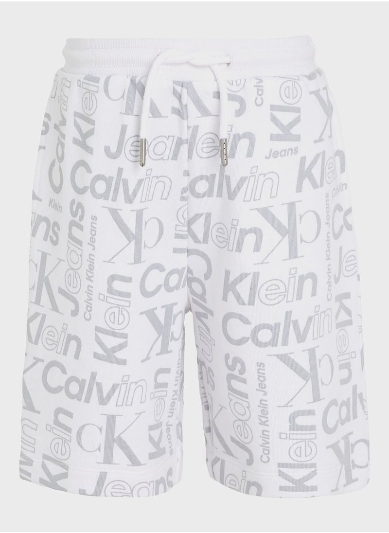 Calvin Klein Jeans - Youth All Over Print Shorts - Image 1