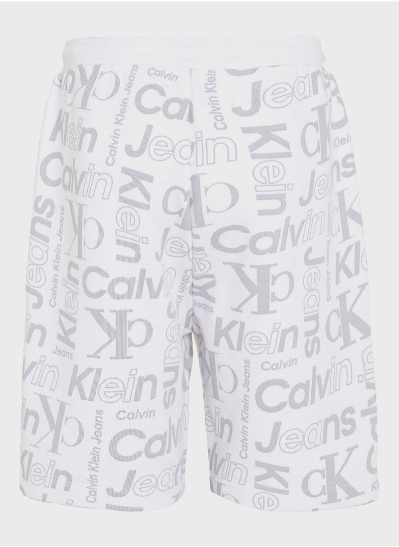 Calvin Klein Jeans - Youth All Over Print Shorts - Image 1