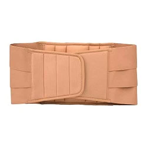 SpiffySky Drytex Lumbar Sacral Belt for Lower Back Pain for Men and Women, Small (26-32 Inches), Ventilated Elastic Support, Malleable Metal Splints for Sciatica and Post-Op Recovery - Image 1