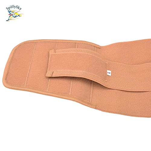 SpiffySky Drytex Lumbar Sacral Belt for Lower Back Pain for Men and Women, Small (26-32 Inches), Ventilated Elastic Support, Malleable Metal Splints for Sciatica and Post-Op Recovery - Image 4