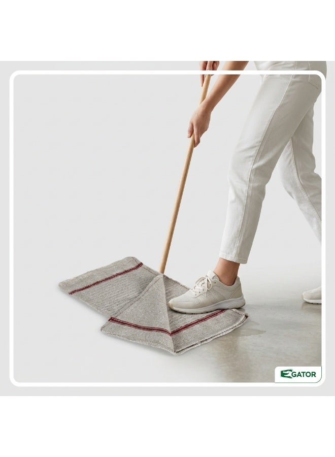 Gator Floor Towel | Grey Absorbent Floor Cleaning Cloth | Commercial Grade | China | 50 x 100 cm | Pack of 120 - Image 4