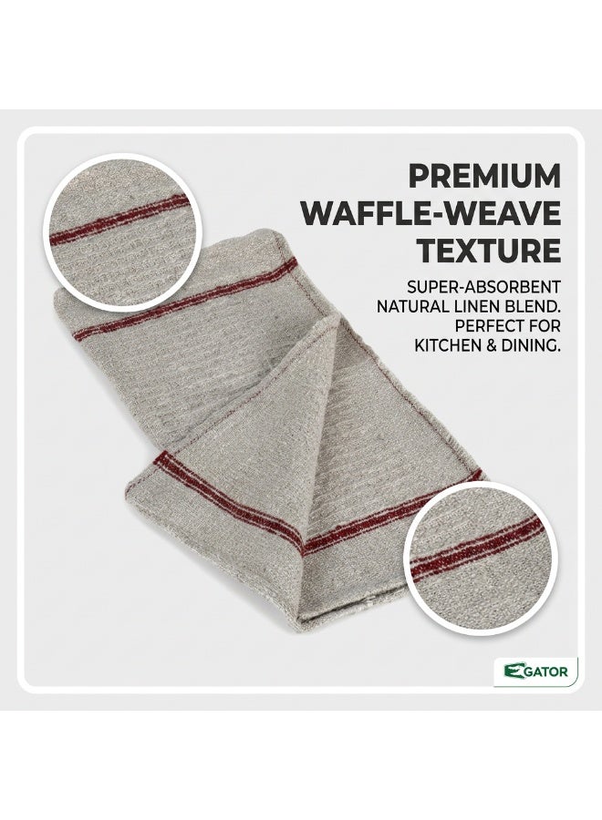 Gator Floor Towel | Grey Absorbent Floor Cleaning Cloth | Commercial Grade | China | 50 x 100 cm | Pack of 120 - Image 3