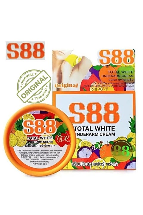 S88 Total White Underarm Cream 35 gm Original