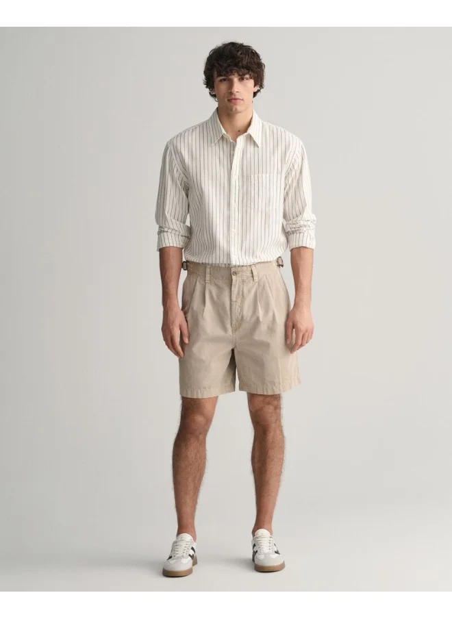 غانت Gant Relaxed Fit Pinstriped Seersucker Shirt
