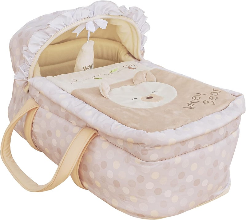 Moon Moses Basket, Bedside Sleeper And Travel Carrycot, 0-12 Months - Image 5