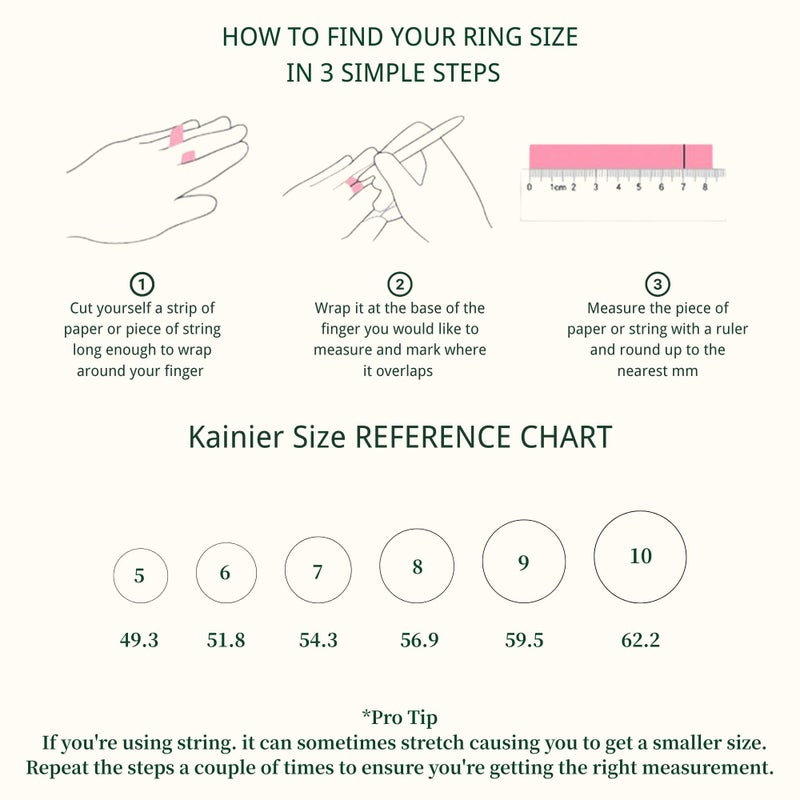 Kainier 14K Gold Plated Anxiety Rings Cubic Zirconia Stones Spinner Fidget Band Rings for Women Men Relieving Anxiety Lucky Rings Comfort Fit Size 5 to 10 - Image 5