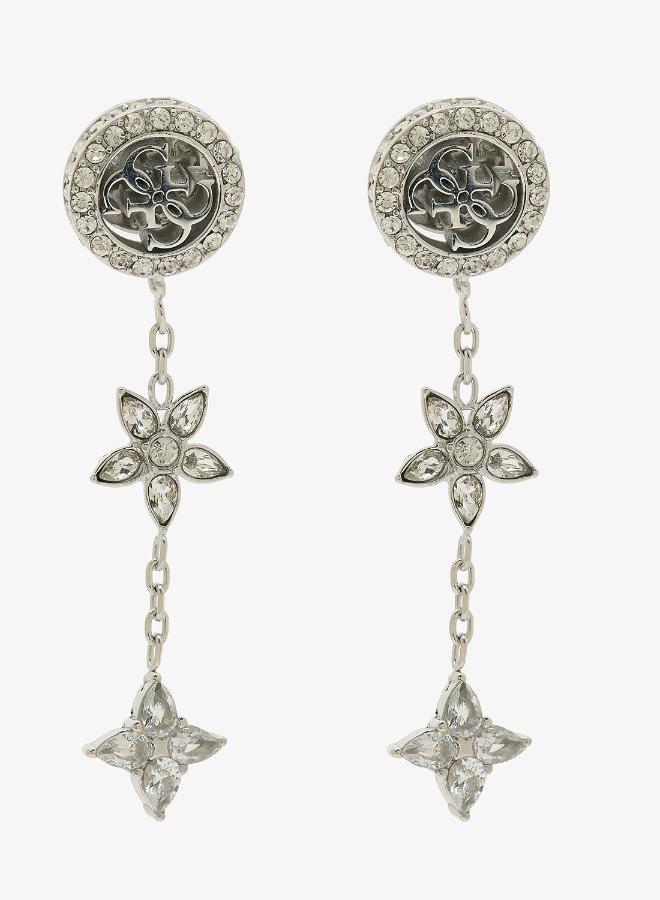 GUESS 4G Crystal Drop Earrings - Image 1