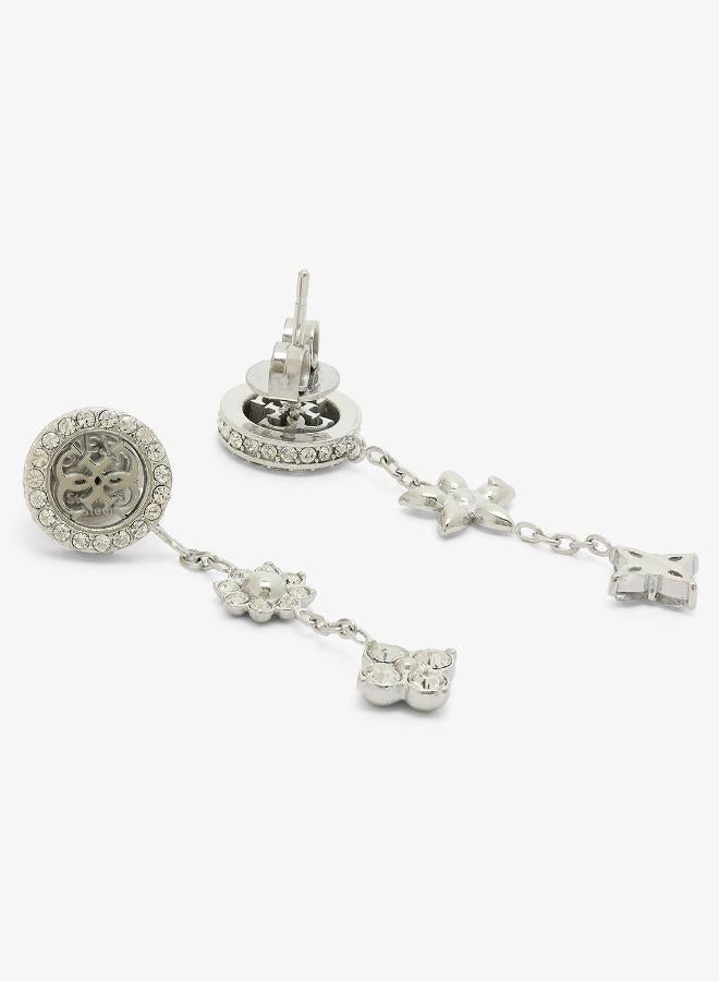 GUESS 4G Crystal Drop Earrings - Image 3