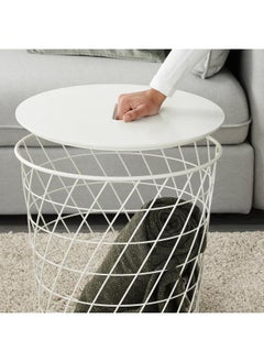 erorex Storage Table, White, 44 Cm  - Image 4