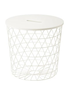 erorex Storage Table, White, 44 Cm  - Image 1