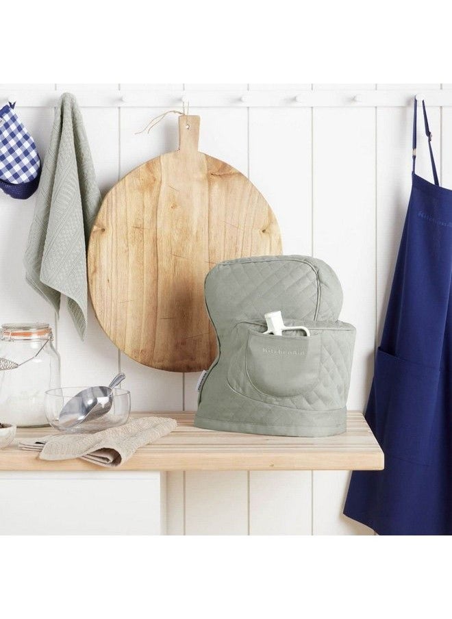 KitchenAid Quilted Fitted Tilthead Stand Mixer Cover Single Pack Grey 14.375"X18"  - Image 3