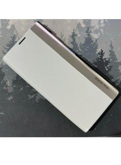 ماركة غير محددة جراب لهاتف (Samsung Galaxy S23 Ultra 5G) جراب هاتف جلدي ممتص مطلي بالكهرباء من الجانب 