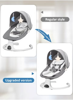 Baby Swing, Infants Electric Bouncer for Babies With Table board and Integrated Mosquito Net, 5 Sway Speeds, 3 Timer Settings, Bluetooth & Remote Control Built in lullabies For Newborn to Toddler - pzsku/Z61B65139745E205CB22DZ/45/_/1737348537/eb5b82e1-a296-4dd0-bea0-a257d667893f