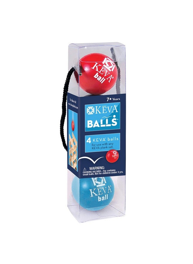 مايندوير عبوة إعادة تعبئة كرات MindWare KEVA Contraptions خفيفة الوزن، مكونة من 4 قطع - Image 1