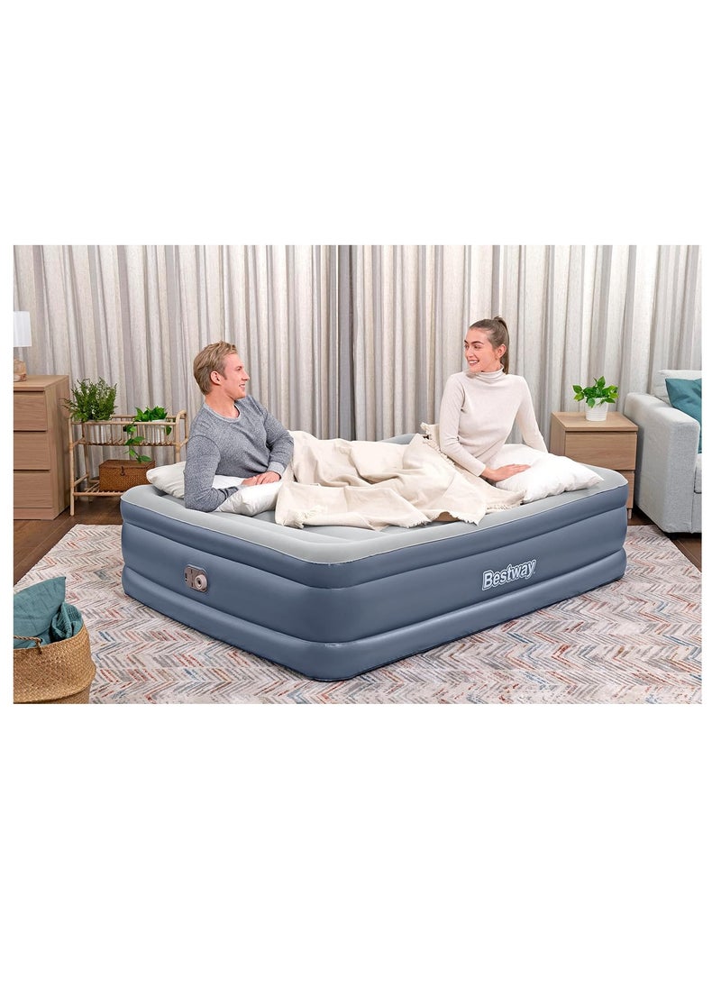 Bestway Bestway TriTech Double Queen Air Bed with Integrated Electric Pump 203 x 152 x 51 cm - No:6713I  - Image 2