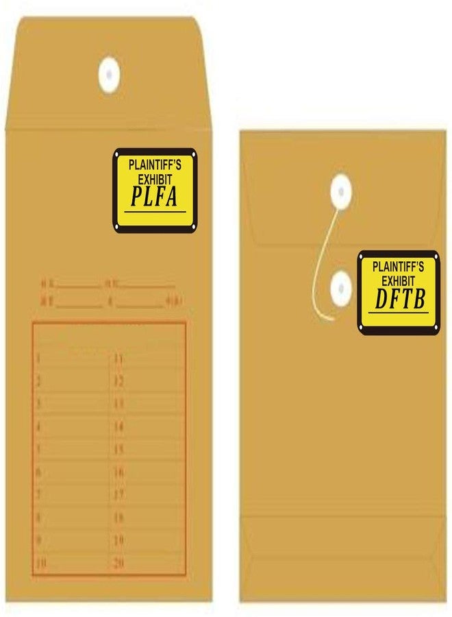 Remarkable Legal Yellow Plaintiff's Exhibit Stickers 1.65 X 1 Inches - Fluorescent Yellow Color-Coded Exhibit Labels 300 Stickers Per Pack(PLAINTIFF'S Exhibit) - Image 5