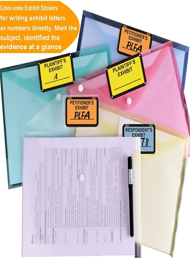 Remarkable Legal Yellow Plaintiff's Exhibit Stickers 1.65 X 1 Inches - Fluorescent Yellow Color-Coded Exhibit Labels 300 Stickers Per Pack(PLAINTIFF'S Exhibit) - Image 4