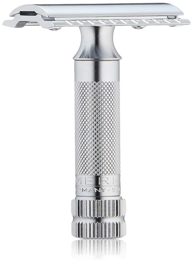 G.B.S Men's Shaving Set With Classic 178 Safety Razor, Shaving Brush Chrome Handle, Stainless Steel Brush Razor Stand, Shaving Bowl With Soap Grooming Kit for Men - Image 2