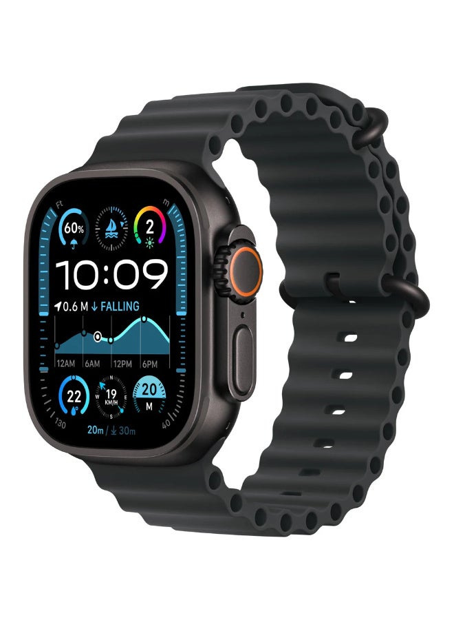 W&O X9 ULTRA Series 9 Wearfit Pro SmartWatch SUPER AMOLED Screen Unlock AI Chat GPT GPS NFC Bluetooth V5 Call Wireless Charger - Black - Image 1