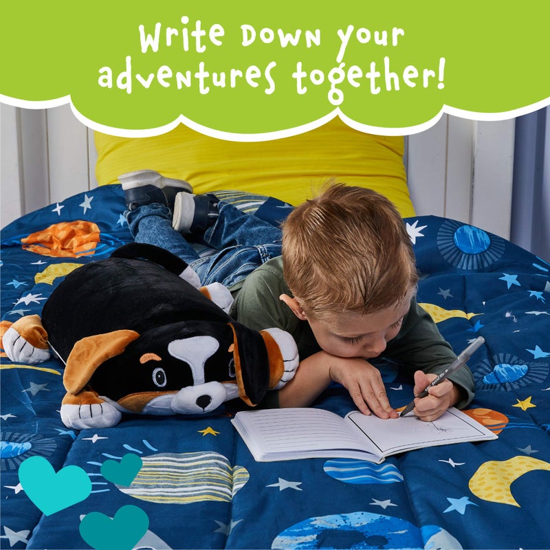 MEMORY MATES MEMORY MATES Bernie The Bernese Dog Memory Foam Pillow Plush 15  Stuffed Animal  - Image 4