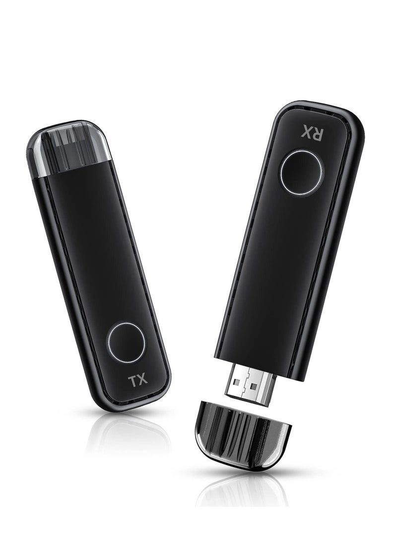 KASTWAVE - Wireless HDMI Transmitter and Receiver, HD Portable Wireless Presentation Facility HDMI Adapter, Plug & Play, Support 2.4/5GHz for Streaming Video Audio from Laptop, PC to Projector, Black - Image 1