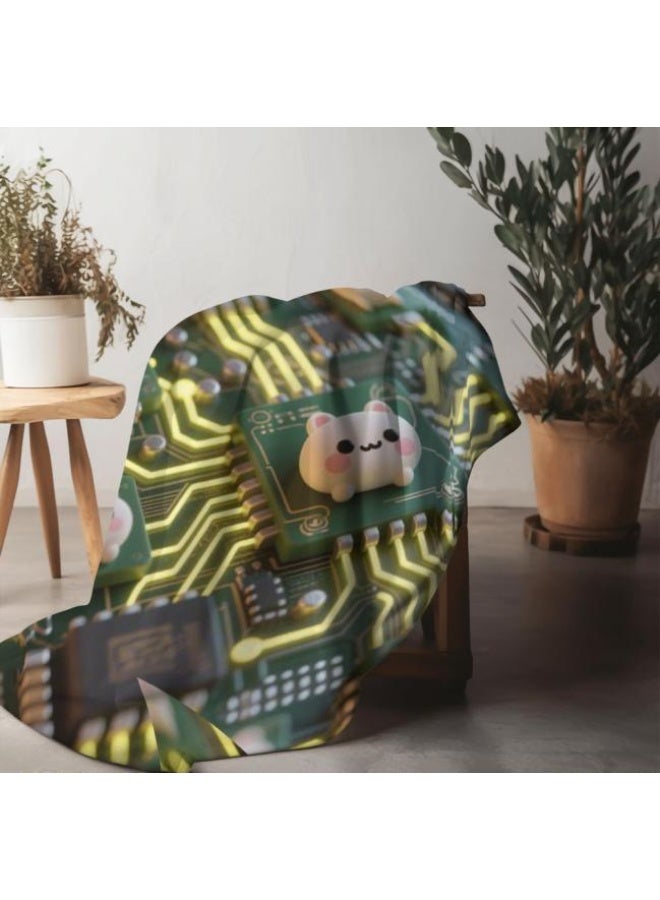 general Baby and children's cartoon flannel thin blanket (warm and comfortable, suitable for sleep, game use) 70cm*100cm - Image 4