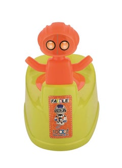 Nabhya Robot Style Toilet Trainer Baby Potty Seat With Removable Tray & Closing Lid For 624 Month Kids (Yellow)  - Image 5