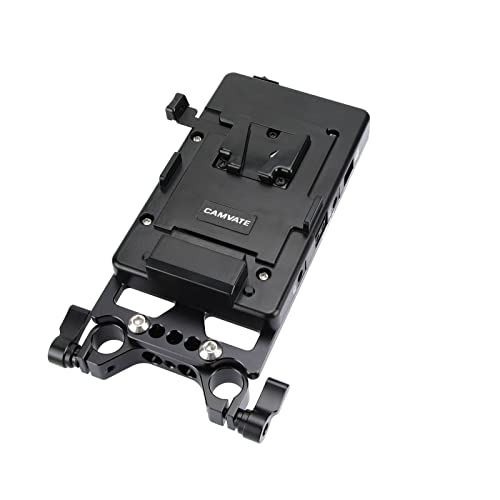 CAMVATE V Lock Mounting Plate Power Supply Splitter with 15mm Rod Clamp - 1524 - Image 1