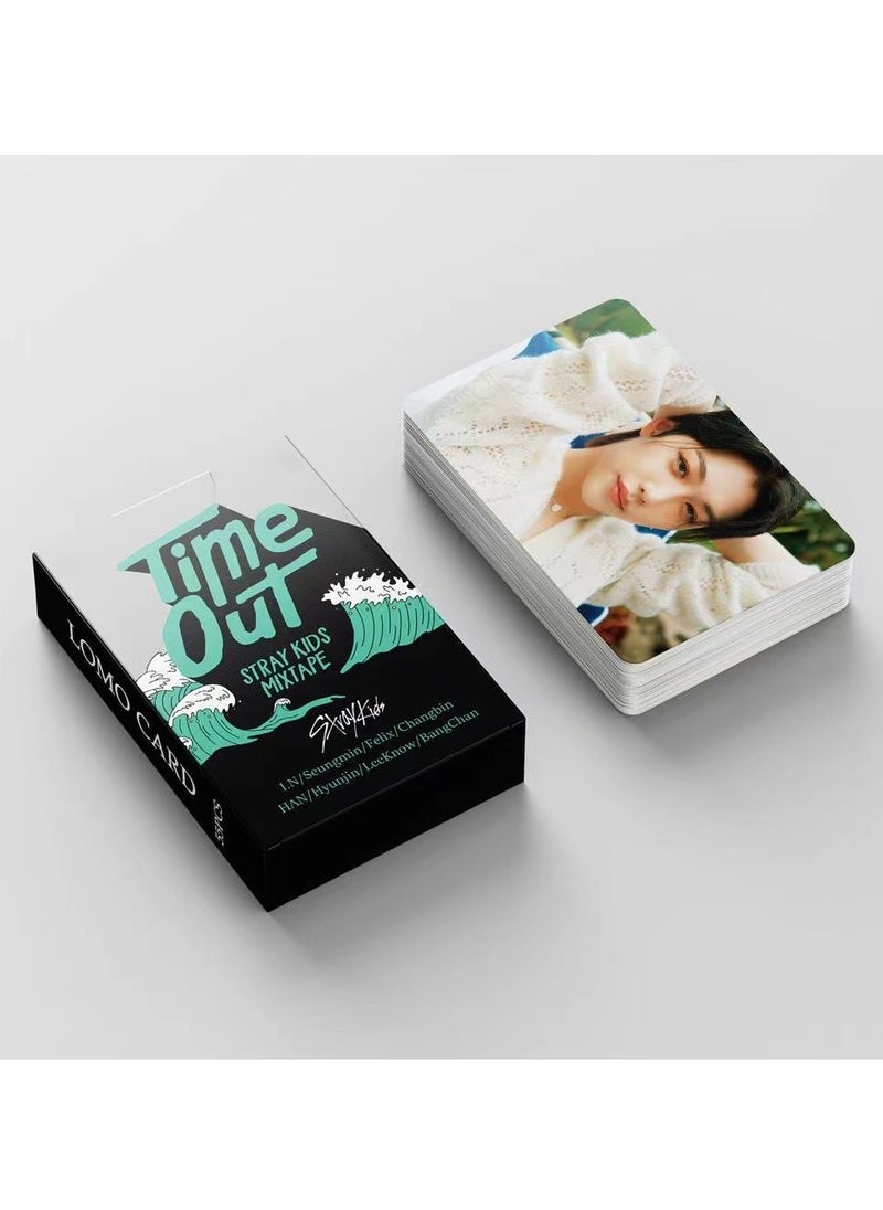 EHOME 55 Piece Time Out Mixtape Stray Kids Lomo Cards  - Image 3