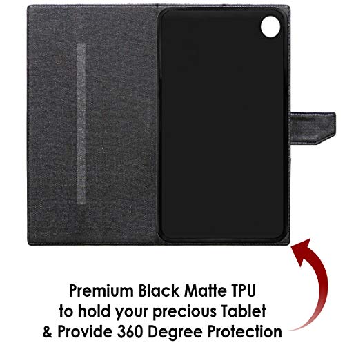 Zaoma Artificial Leather Flip case Cover for Lenovo Tab M8 (2nd Gen) Model No. : TB-8505X/TB-8505F 8 inch Tablet - Brown - Image 3