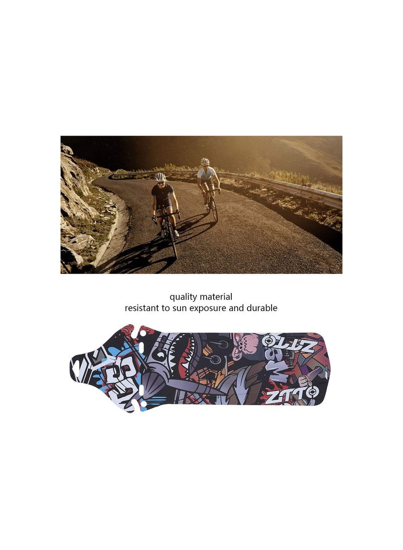 GGOOT Bike Mudguard 4.3 x 12.8inch Bike Fender Bicycle Rear Wheel Tire Mud Guard for Mountian Bike Road Bike - Image 2