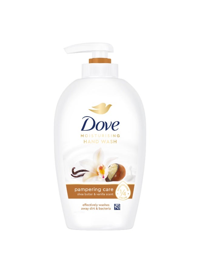 Dove Nourishing Hand Wash Shea Butter With Warm Vanilla Scent Pump 250 ML - Image 2