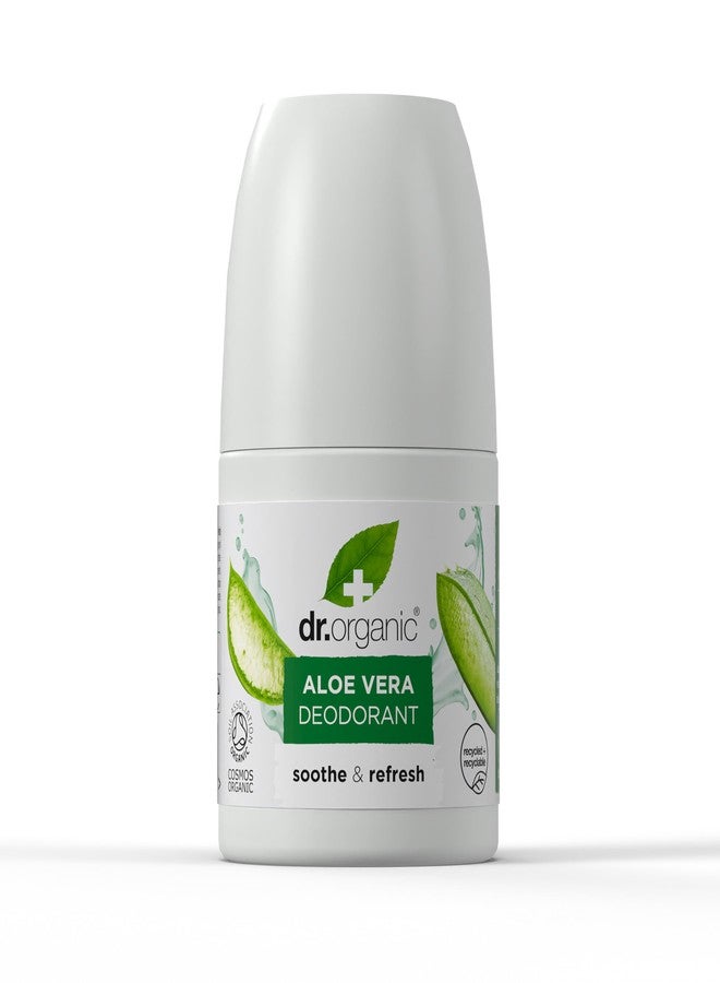 dr.organic Dr Organic Aloe Vera Deodorant Roll On 50ml - Image 1