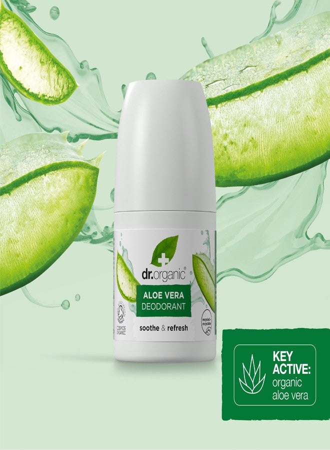 dr.organic Dr Organic Aloe Vera Deodorant Roll On 50ml - Image 4