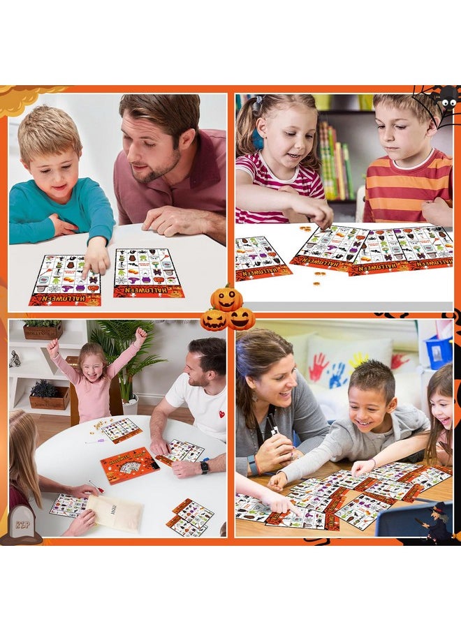 jollylife 40 Players Halloween Bingo Game Cards Hallowmas Goodie Bags Stuffers Gifts For Kids Holiday Activity Party Supplies Favors  - Image 3