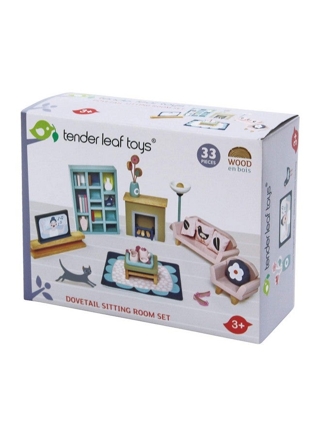 Tender Leaf Toys Dovetail Dollhouse Accessoriesdetailed Wooden Furniture Sets And Room Decorencourage Creative And Imaginative Fun Play For Childrenage 3+ - Image 2