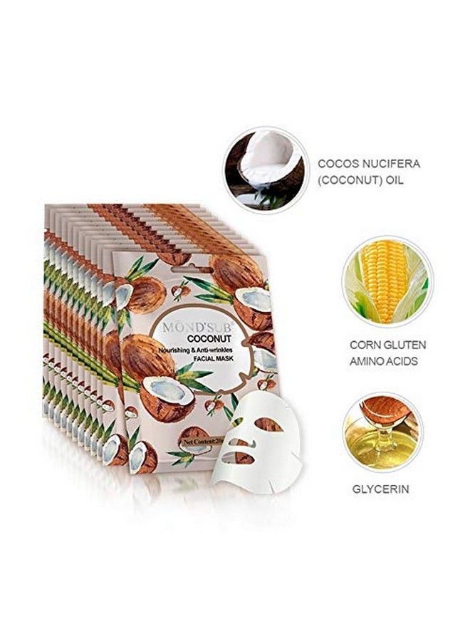 Mond'sub Coconut Face Mask Sheet 20 Ml (Pack Of 12) - Image 4