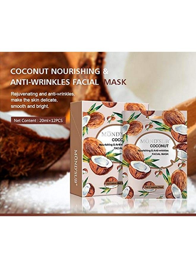 Mond'sub Coconut Face Mask Sheet 20 Ml (Pack Of 12) - Image 3
