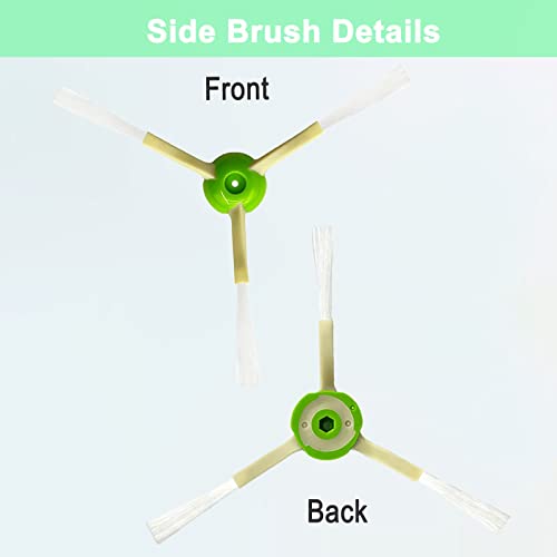 Rjnlsc Replacement Parts Compatible for iRobot Roomba i3 i3+ i5 i5+ j5 j5+ i4 i4+ i6 i6+ i7 i7+ i8 i8+J7 /Plus E5 E6 E7 I,E &J Series Vacuum Cleaner, 1 Set Rubber Brush,8 Filters,8 Side Brushes - Image 5
