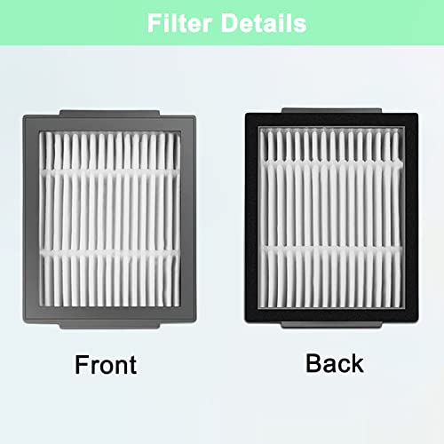 Rjnlsc Replacement Parts Compatible for iRobot Roomba i3 i3+ i5 i5+ j5 j5+ i4 i4+ i6 i6+ i7 i7+ i8 i8+J7 /Plus E5 E6 E7 I,E &J Series Vacuum Cleaner, 1 Set Rubber Brush,8 Filters,8 Side Brushes - Image 4