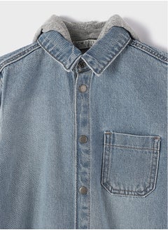 LC WAIKIKI Basic Boy Jean Shirt  - Image 3