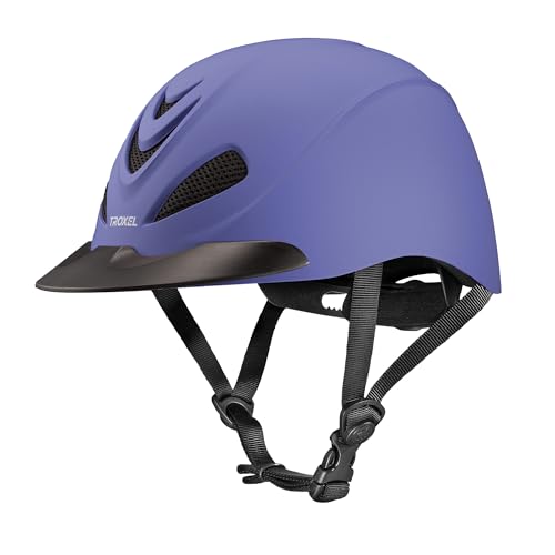Troxel Liberty Ultralight Horse Riding Helmet, Low-Profile Adjustable Design, Safety Horseback Riding Gear, Small (6-5/8-7), Periwinkle - Image 5