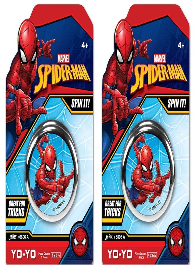 JA-RU Marvel Avengers Toys YoYo Toy (2 Units Spiderman) Spid-6806-2s - Image 1