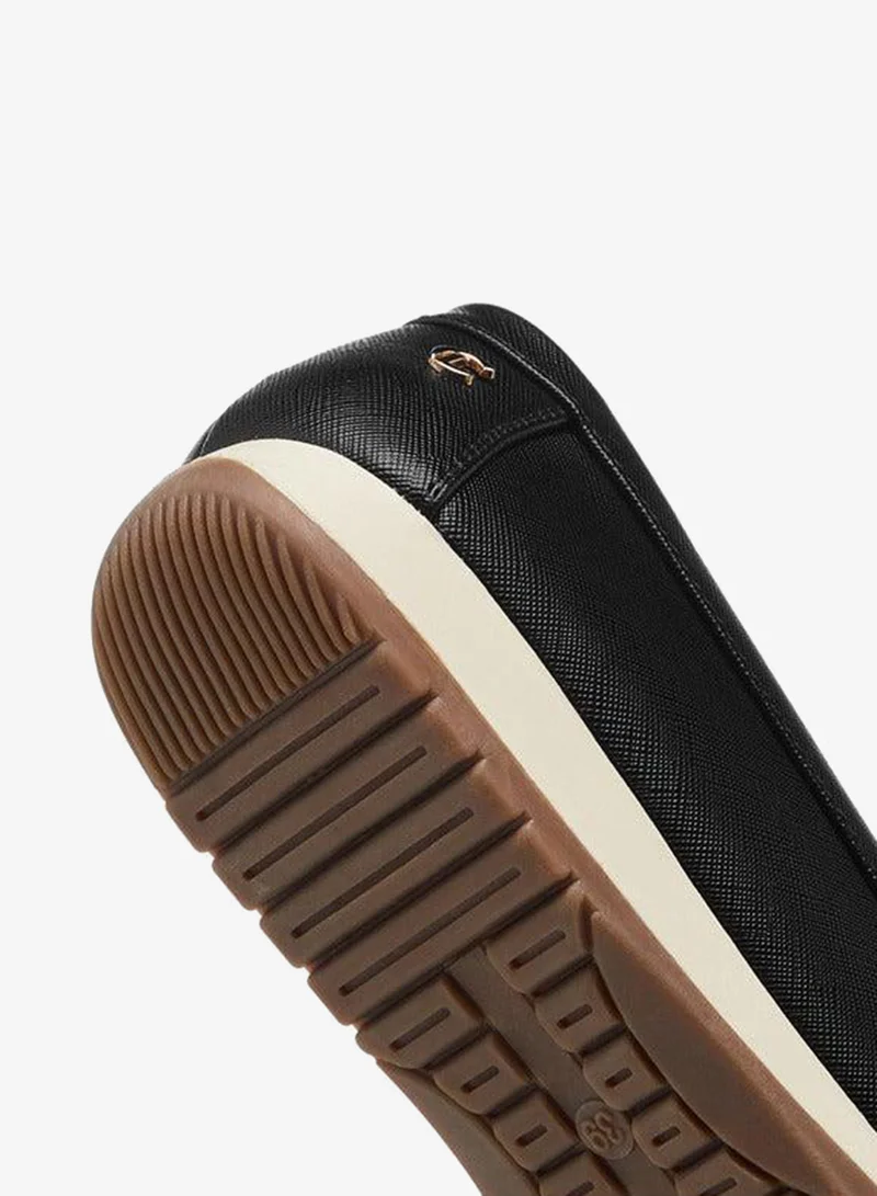 Le Confort BLACK Women's Bow Detail Slip-On Moccasins for Women | Best Price UAE