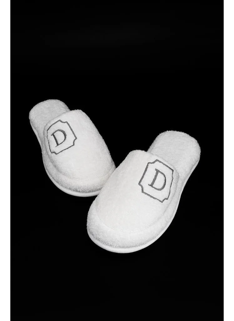 Ender Home D Letter Towel Bathroom Home Hotel Maternity Slippers Thick Sole Slippers