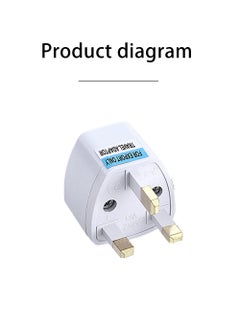 Generic 5-in-1 UK Plug Adapter, Universal Travel Adapter, Multi-Function Power Converter for 250V (5 Pack), UK Power Adapter, British Plug Converter  - Image 4